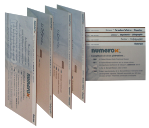 Dépliant escalier bilingue